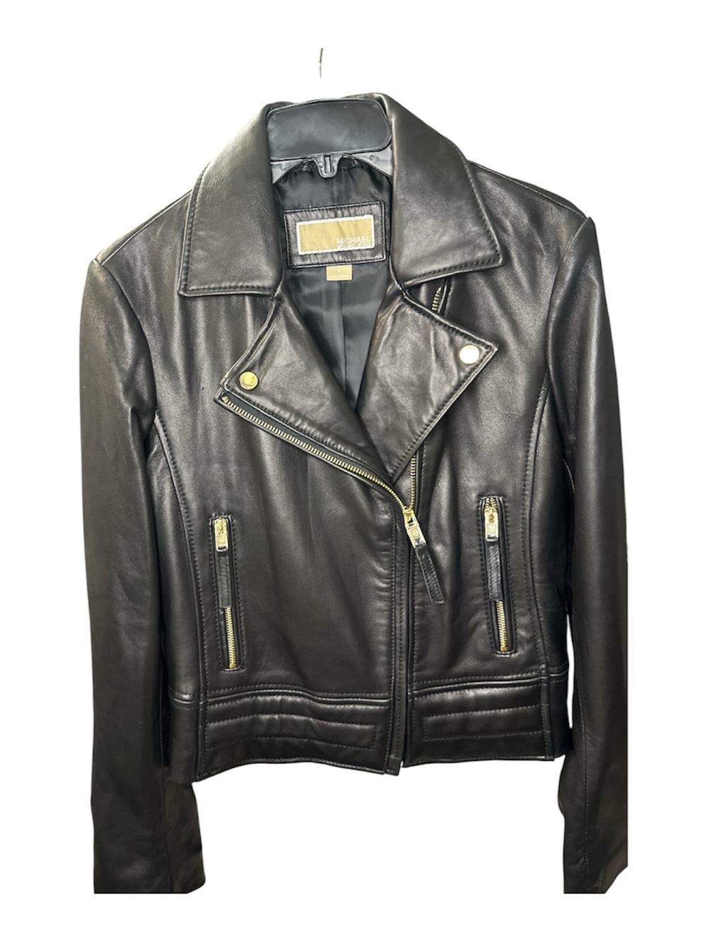 Michael Kors Black Leather  Jacket NWOT